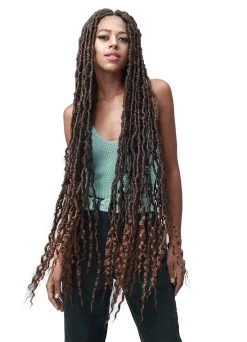 Bobbi Boss Synthetic Crochet Braid Locs - NU LOCS FRENCH TIPS 36" 2x