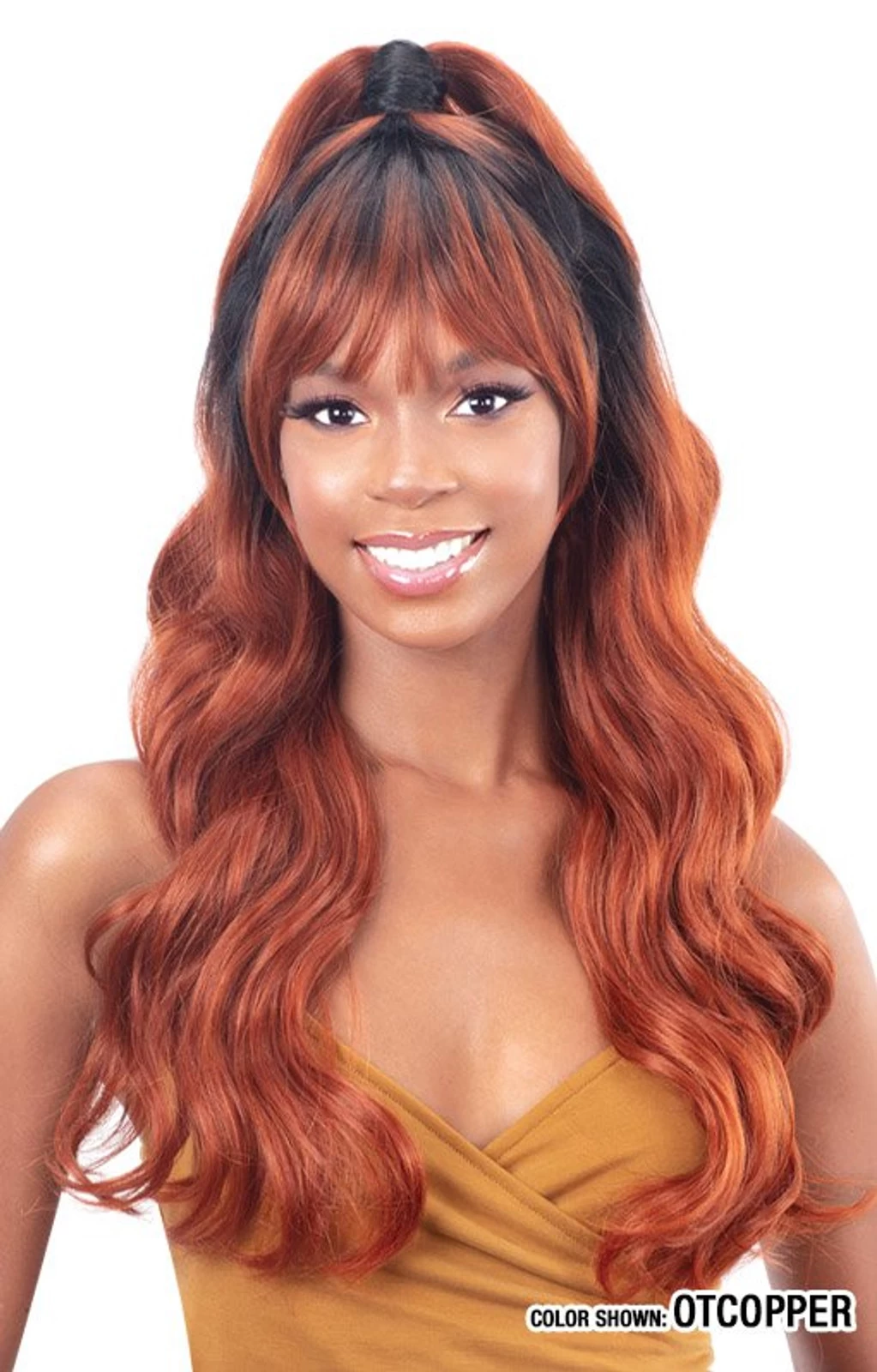 MODELMODEL Synthetic Half Up Lace Front Wig - CUTIE