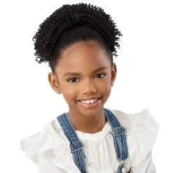 OUTRE Lil Looks Synthetic Drawstring Ponytail - SPRINGY COILS 8"