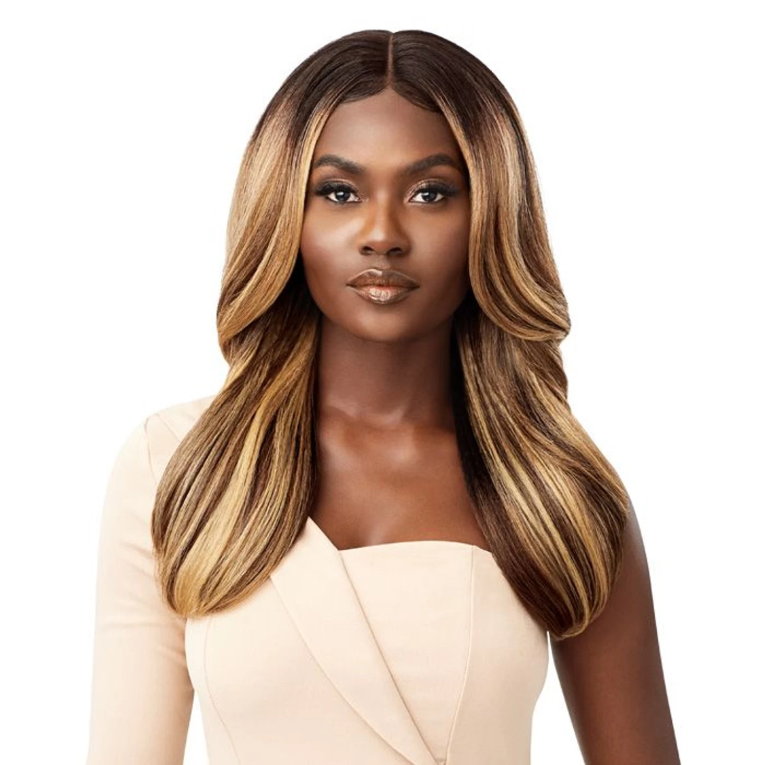 OUTRE Synthetic Melted Hairline HD Lace Front Wig - KARMINA