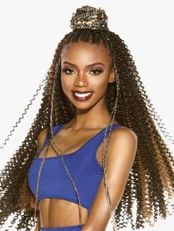 SENSATIONNEL Synthetic Braid Pre-Stretched 3X Ruwa Water Wave 24"