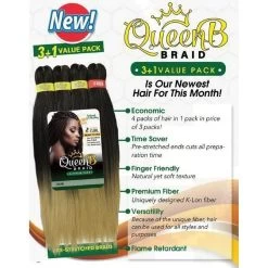Queen Braid 4x Multi Pack 40"