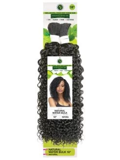 Janet Collection Virgin Remy 100% Human Hair Braids - Natural Water Bulk (14"- 18")