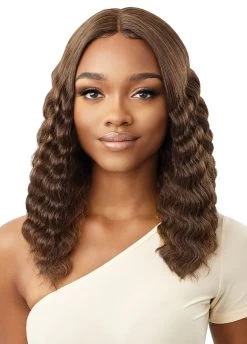OUTRE HD Transparent Lace Front Wig - Lesma