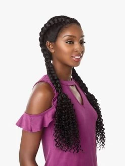 SENSATIONNEL Cloud 9 Swiss Lace Wig - BOHEMIAN DUTCH BRAID
