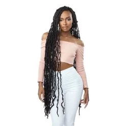 SENSATIONNEL Lulutress Crochet Braid Pre-Looped 3X Distresed Locs 40"