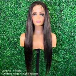 Cap It On 13X4 Bleached Knots Frontal Wig 100% Virgin Hair - Straight
