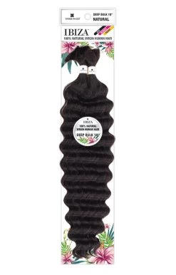 IBIZA 100% Natural Virgin Human Hair - DEEP BULK 18"