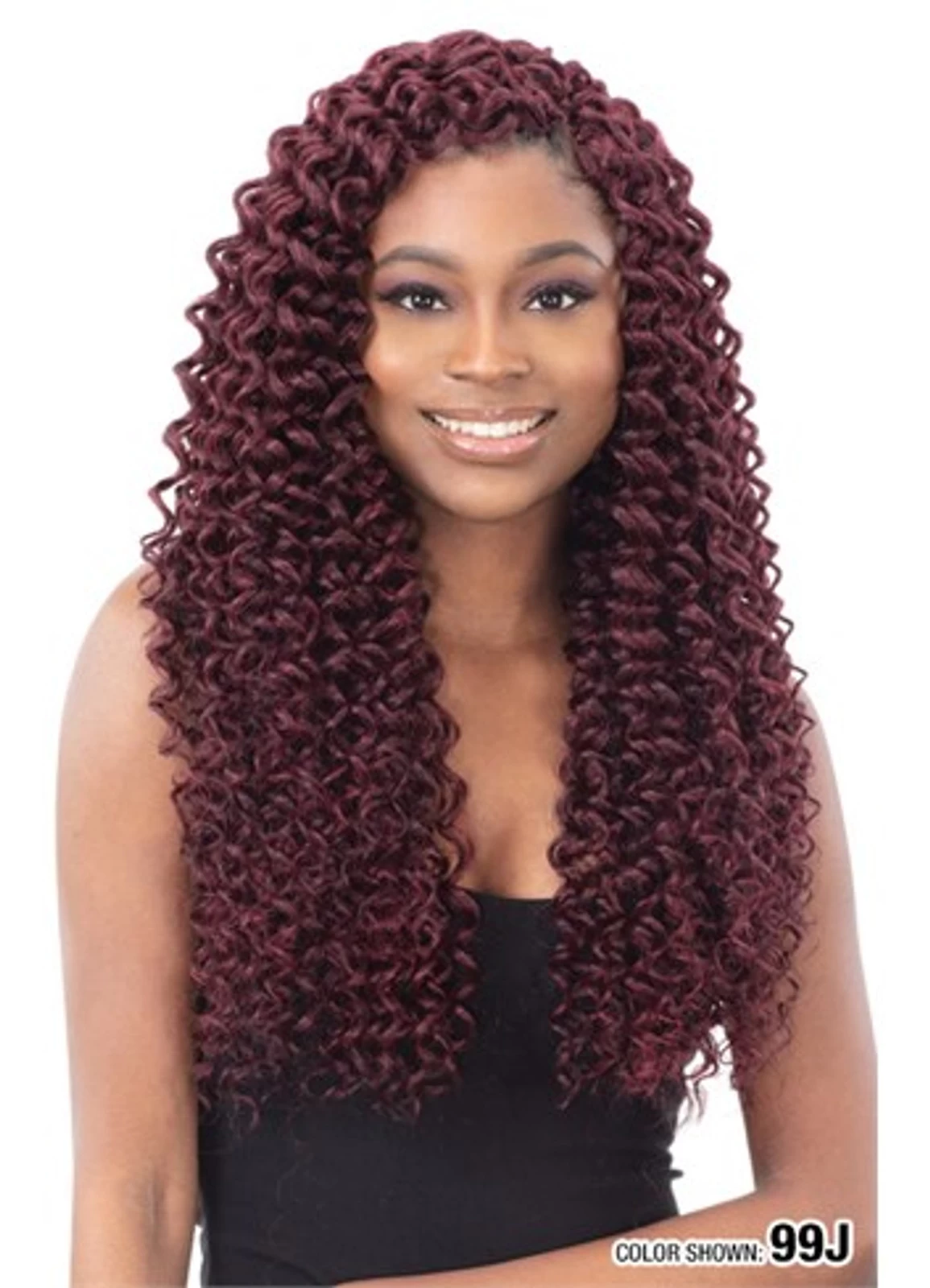 MODELMODEL Synthetic Crochet Glance Braid - BEACH CURL 18"