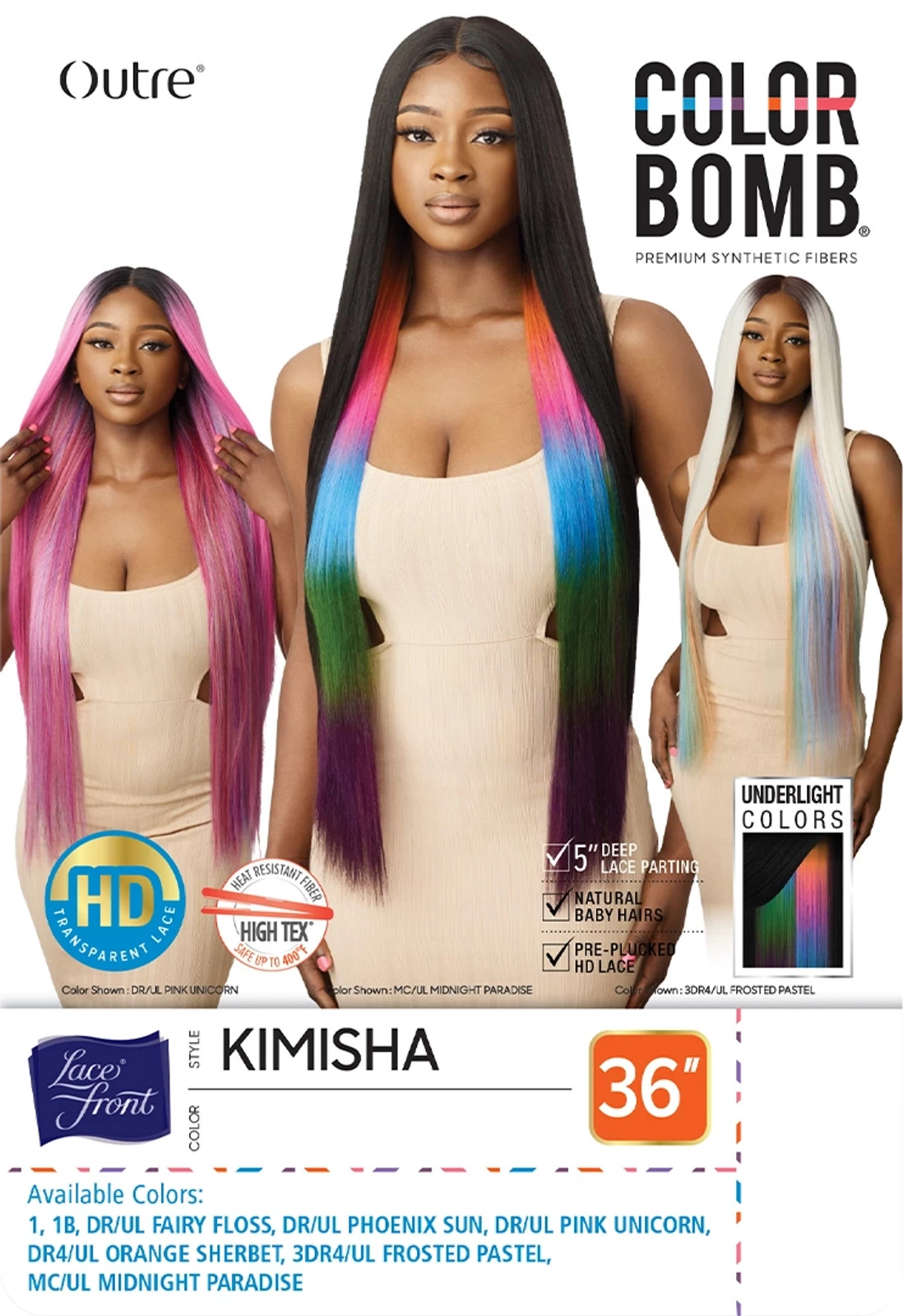 OUTRE Colorbomb Synthetic Lace Front Wig - Kimisha - Image 10