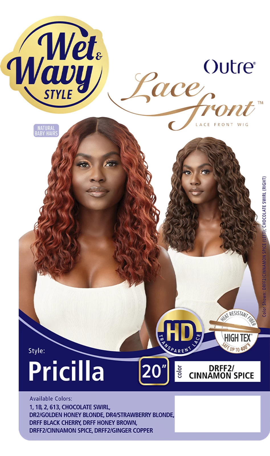 OUTRE HD Transparent Lace Front Wig - PRICILLA - Image 5