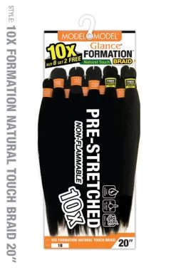 MODELMODEL 10x Glance Formation Natural Touch Braid 20"
