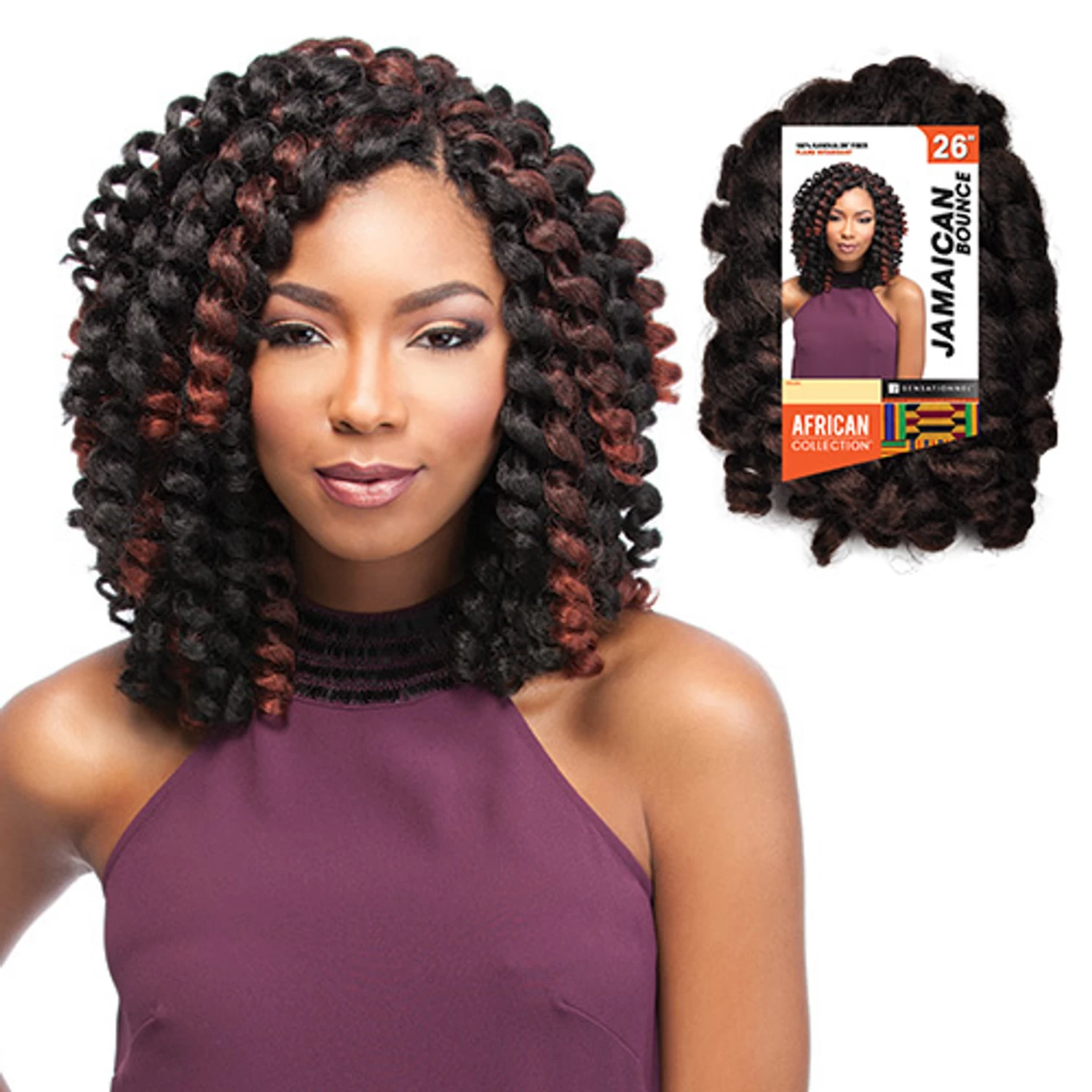 SENSATIONNEL African Collection X-Pression Crochet Braid - JAMAICAN BOUNCE 26"