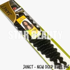Janet Collection 100% Human Hair Braids - New Deep Bulk (14"- 24")