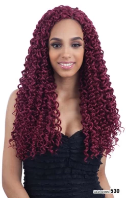 FREETRESS BRAID Synthetic Crochet Hair - BEACH CURL 18"