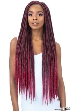 FREETRESS Braid Synthetic Crochet Hair - 3X Individual Box Braid 28"