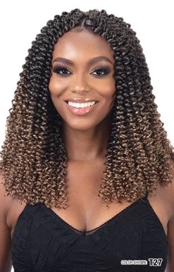 FREETRESS Braid Synthetic Crochet Hair - 3x TAHITI WATER CURL 12"