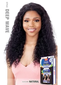 MODELMODEL Nude Fresh Wet & Wavy Lace Front Brazilian Natural Human Hair - DEEP WAVE