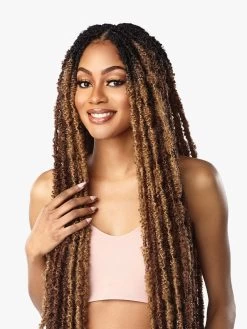 SENSATIONNEL Lulutress Crochet Braid Pre-Looped - Butterfly Locs 36"