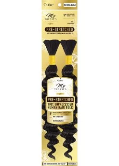 Outre Mytresses Gold Label 100% Human Hair Pre-Stretched - Natural Deep Bulk 18"