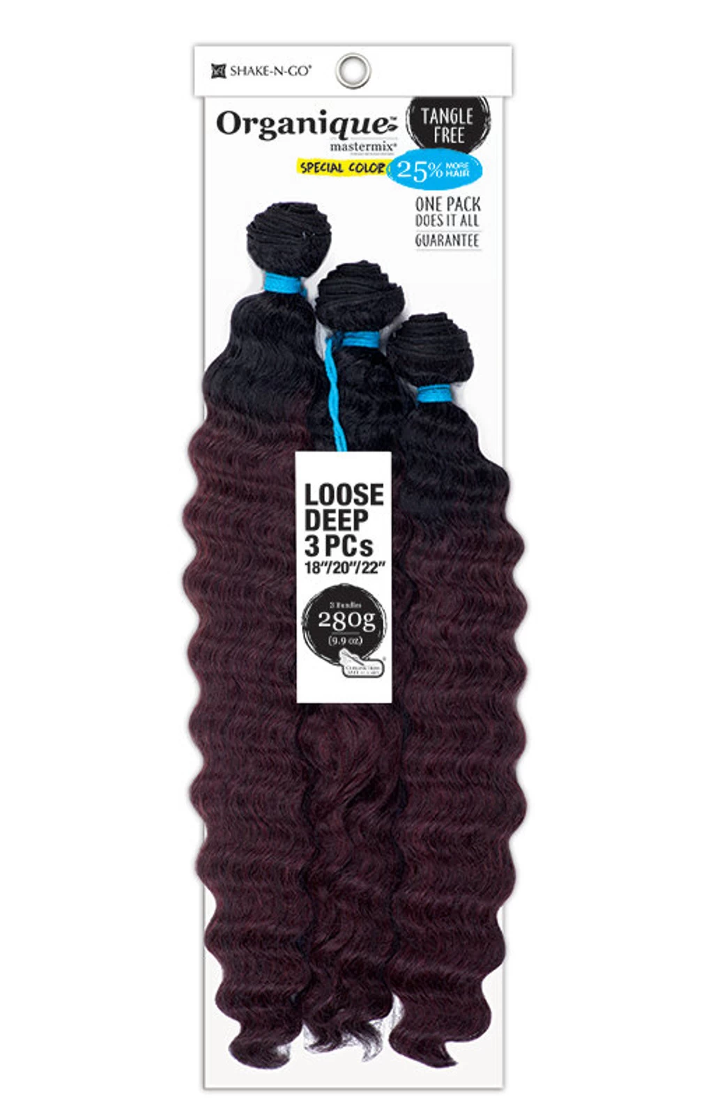 ORGANIQUE Mastermix Loose Deep 3PCS (18"/20"/22") - Image 2