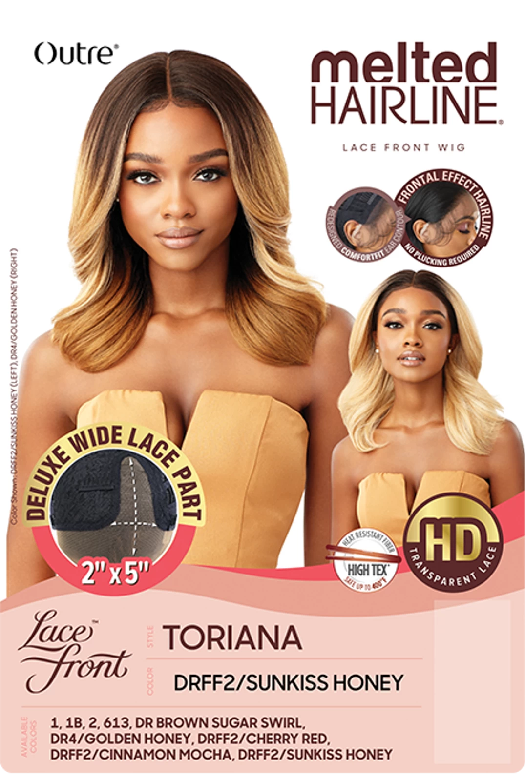OUTRE Synthetic Melted Hairline HD Lace Front Wig - TORIANA - Image 7