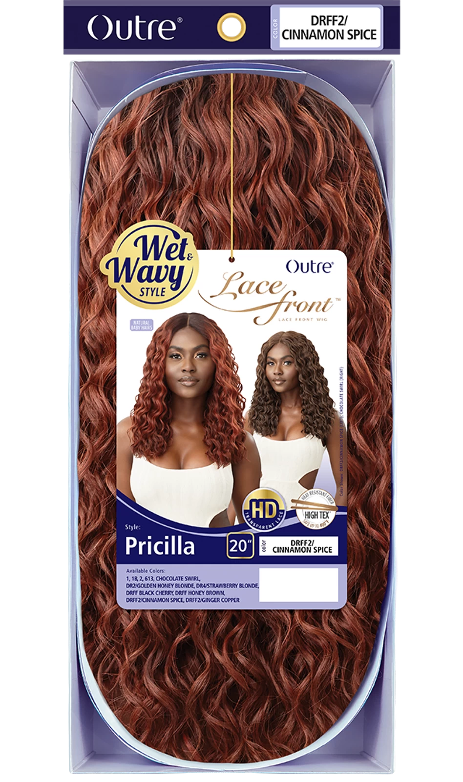 OUTRE HD Transparent Lace Front Wig - PRICILLA - Image 6