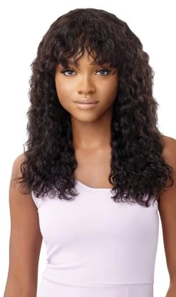 OUTRE MyTresses Purple Label Unprocessed Human Hair Full Wig HH-W&W Natural Wave 20"