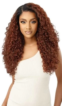 OUTRE 100% Human Hair Blend 13X6 HD Lace Frontal Wig 360 Lace - TASIRA