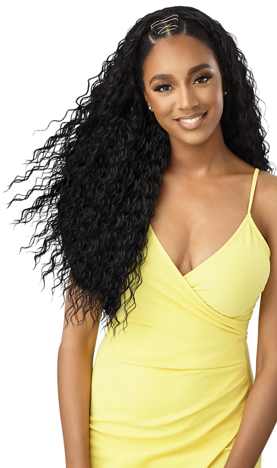 OUTRE Converti Cap Premium Synthetic Wig (Wet & Wavy) - KISSED BY MIST - Image 2