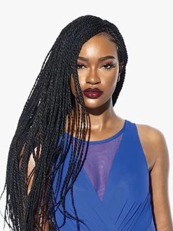 SENSATIONNEL Cloud 9 Ruwa 4x4 Hand Braided Lace Wig - SENEGAL TWIST 32"