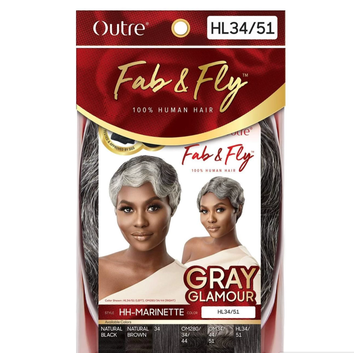 OUTRE Fab & Fly 100% Unprocessed Human Hair Wig HH-Marinette - Image 5