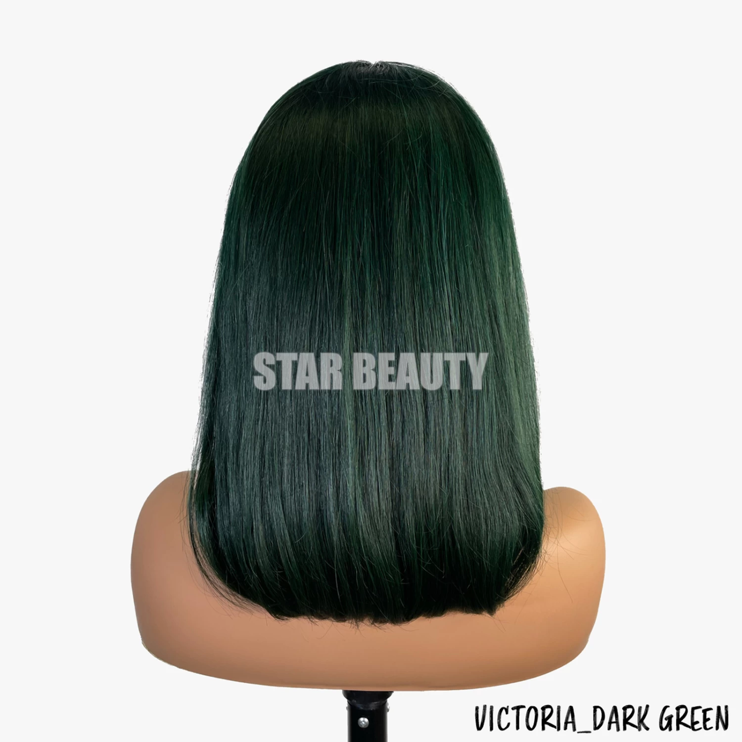 Bellatique 100% Human Hair Full Wig - VICTORIA (DARK GREEN) - Image 3