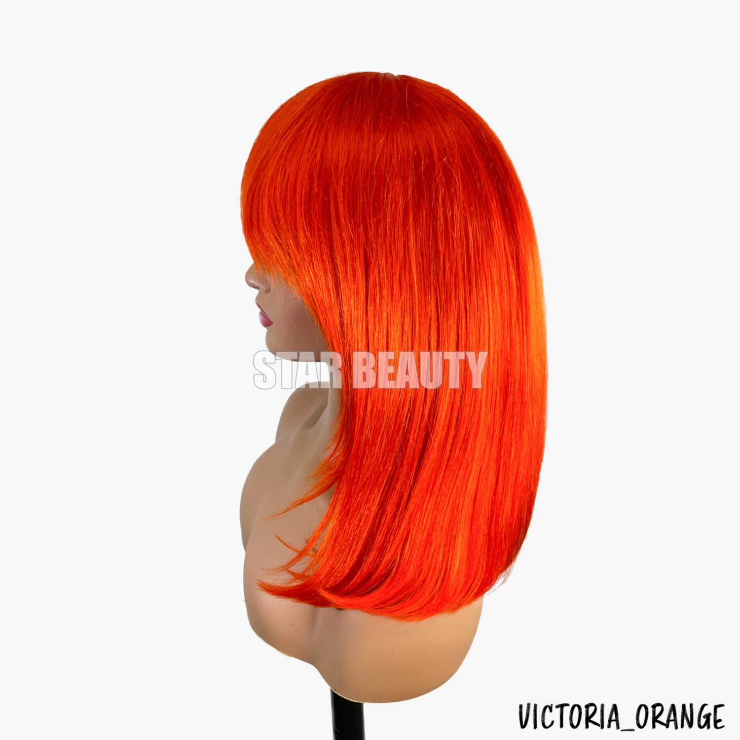 Bellatique 100% Human Hair Full Wig - VICTORIA (ORANGE)
