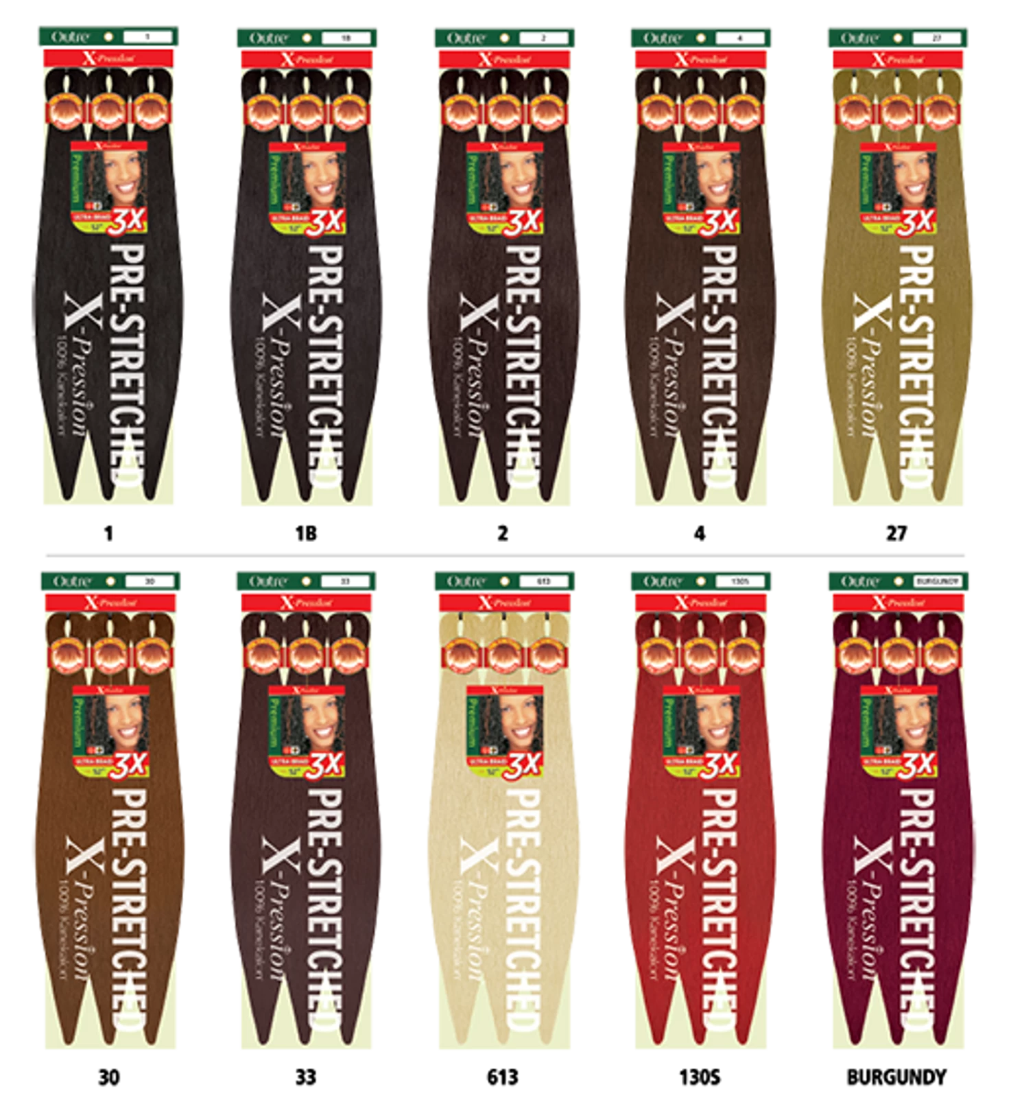 OUTRE 3X X-Pression Pre-Stretched Braid 52" - Image 5