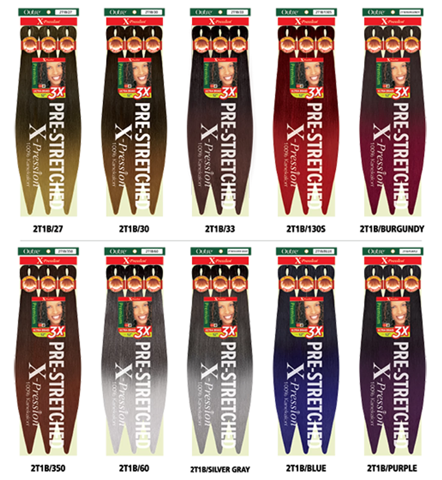 OUTRE 3X X-Pression Pre-Stretched Braid 52" - Image 9