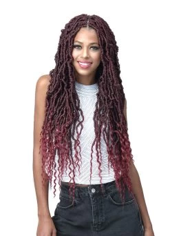 Bobbi Boss Synthetic Crochet Braid Locs - NU LOCS FRENCH TIPS 24" 2x